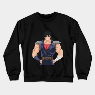 How Many Kilograms are the Dumbbells You Lift? - Machio Cosplay Kenshiro Crewneck Sweatshirt